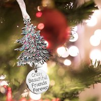 Christmas Friendship Gifts Ornament Creative Remembrance Gift Christmas Decoration for Bedroom Indoor Festival Farmhouse Home