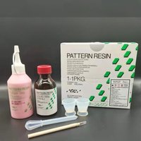 FuJI GC Dental Acrylic Pattern Model Resin Set Self Curing Soft Lining Temporary Denture Material Tissue Adjustment Powder
