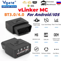 Vgate vLinker MC ELM327 V2.2 Bluetooth 4.0 OBD2 Scanner OBD 2 BimmerCode FORScan Auto Car Diagnostic tools ELM 327 V1 5