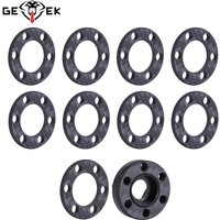 4/8Pcs Carbon Fiber Wheel Hex Hub Extension Adapter Offset Spacer Thickness 2mm for 1.9" 2.2" Kind Wheels Center 6-hole Upgrades