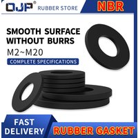 NBR rubber gasket screw sealing ring waterproof flat gasket high-temperature resistant oring soft sealing shock-absorbing.-.