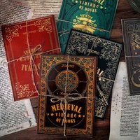 JIANQI 10pcs/pack Vintage Page Series Material Paper Scrapbooking Creative Stationary Supplies Junk Journal DIY Deco Paper