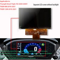 New LCD Display Without backlight Dashboard For Triumph Street Triple 765Rs TIGER 1200 XCA XR XLX 800 XRT XRX XRXL Instrument