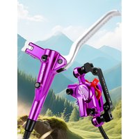 AliExpress BOLANY Mountain Bike Hydraulic Brakes Front Rear Double Piston Caliper Set Force 160mm Rotors MTB Brakes Bicycle Accessories