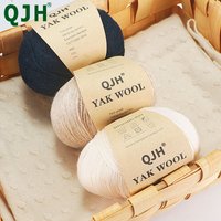 QJH Yak Wool Yarn For for Knitting and Crocheting Sweaters/Scarves/Gloves 50g/piece (3piece)