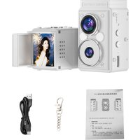 Mini Retro Camera Retro TLR Camera S11 Mini Retro Dual Lens CCD Camera Portable TLR Camera Infrared Night Vision Digital Camera