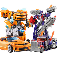 Transformation Robot Car Autobots Bumblebee Optimus Prime Action Figure Toys Plastic Anime Movie Series Children Birthday Gift