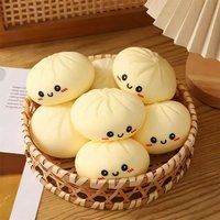 1-12pcs Dumpling Stress Balls Fidget Sensory Toy Squeeze Dough Ball Stress Relief Toys for Halloween Prank Toys Gifts wholesale