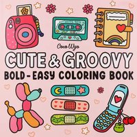 Niedliches grooviges Malbuch, Halloween-Thema mit entzückenden gruseligen Kreaturen, Kunst, perfektes Geschenk für Erwachsene und Jugendliche