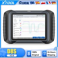 XTOOL D8S V2.0 Allsystem-Kfz-Diagnosegerät ECU-Codierung OBD2 Bidirektionaler Scanner Schlüsselprogrammierung Topologie-Mapping 42+ Rücksetzfunktionen