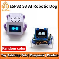ESP32-S3 KI-Sprachdialog-Roboter Mechanischer Hund Entwicklungsboard Spielzeug Tisch-Haustier Deepseek