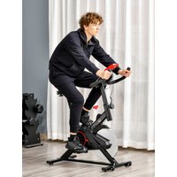 AliExpress HOMCOM Indoor Exercise Bike, Stationary Bike, Cycling Machine with Adjustable Seat, Resistance, Handlebar, LCD Display