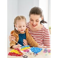 Creative Princess Poke in Fun Art Handcraft Kit Safety EVA DIY Fashion Princess Dress Up Game Puncture Toys Presents for Girls