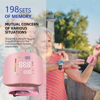 New Wrist Blood Pressure Monitor Digital Voice Heart Rate Blood Pressure Monitor LED Digital Screen Rechargeable Home Medical