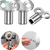〔R〕5mm Alloy Radiator Air Vent Valve Four-Corner Wrench Heating Radiator Bleed Valve Small Key Maintenance Spare Parts Tool