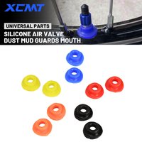Motorcycle Silicone Air Valve Dust Mud Guards Mouth Washers Seal Gasket For ATV UTV Dirt Bike Suzuki Yamaha Honda KTM Universal