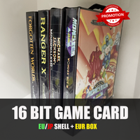New Arrival Paprium/Ranger X/T-M-N-T/SOR2 HACK/MRO CUSTOM RARE 16bit MD Game Card For Sega Mega Drive/ Genesis with Retail Box