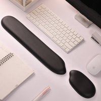 Memory Foam Keyboard Mouse Pad Wrist Rest Hand Support Set 3D Cute Kawaii Office Laptop Computer Gaming Mousepad Cushion Mat