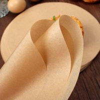 100Pcs Cookies Round Parchment Paper Heat Resistance Bakeware Non-Stick Steamer Mat Barbecue Double Layer Baking Paper Liner