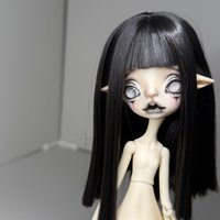 gaoshundoll 1/6 Betty with Dark Niche Fantasy Elf BJD Doll Unique Collectible for Gothic Collectors special gift idea display