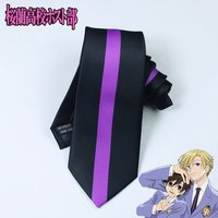 Anime Fujioka Haruhi Cosplay Accessories Tie Ouran High School Host Club Suou Tamaki School Necktie Halloween Party Prop Gift