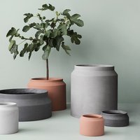 Concrete large Flowerpot Mold Cement flowerpot Plant Pot Nordic Gardening supplies