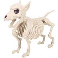 Halloween Creative Home Ornament Animal Skeleton Decoration Little Wolf Skeleton Indoor Outdoor Garden Halloween Decoration