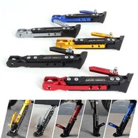 Universal Motorcycle Kickstand Parking Kick Stand Bracket Foot Side Supportor Crutch Heavy Lift Stand Stable Crane Frame
