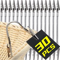 Double Head Alligator Clips 18cm Flexible Metal Wire Picture Memo Note Clip for School Office DIY Bendable Price Tag Holders