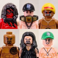 Gladiator Boxer WWE Wrestling Building Block Boxing King Rock Star Mini Action Figure Toys