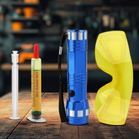 Car AC Leak Detector Kit Accurate Protective Flashlight Oil Leak Detection Kit for Automotive Engine Radiator Refrigerator Home