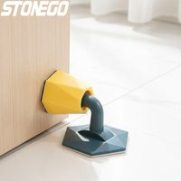 Non Slip Reusable Door Stopper Wedge Bumpproof Door Stopper for Home Bedroom Office Restaurant Door Hardware Door Stop