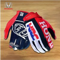 AliExpress New HONDA Gloves Off road Bicycle Riding Men's and Women's Mountain Riding Gloves Summer Edition Honda HRC Gloves