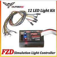 DUMBORC FZD Simulation Light Controller LED Light Kit 5mm 3mm for 1/10 1/8 RC Car Truck Tank Boat 4WD Axial SCX10 Wltoys WPL