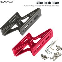 20mm Bike Rack Pig Nose Extension Bracket Anodized CNC Alloy Ultra Light 44g Front Bag Carrier for Brompton Folding Bike A91