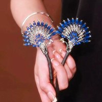Elegant Lazy Hair Curler Fshion Roller Hair Curler Lazy Hairpin Flowers Feathers Swan Peacock Hair Clips For Girls〔CC55〕