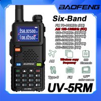 Baofeng UV-5RM Walkie Talkie Air Band Wireless Copy Frequency Multi Band AM FM 999CH Typ-C NOAA 2-Wege-Radios UV-5RH Neues Upgrade