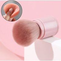1x Retractable Nail Dust Removal Brush With Cover Telescopic Nail Brush Fluffy Soft Hair Portable Dust Cleaning Nails Care Brush