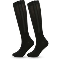 AliExpress NONE Retro Stripe Pressure Socks Soft Elastic Compress Zipper Socks Sweat-Absorbing Hosiery Cycling Sports Socks Outdoor Exercise