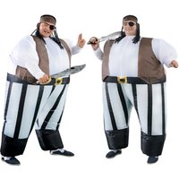 Creative performance costumes for parties, pirate captains, adult inflatable suits