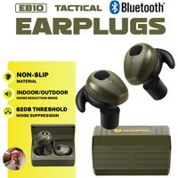 YHKEMA EB10 Tactical Earplugs Bluetooth 5.3 Noise Reduction Sound Amplification Hearing Protection for Shooting Hunting Sports
