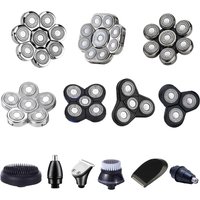 Replaceable 3D 4D 5D 6D 7D 8D 9D Electric Shaver Heads | Nose Trimmer, Hair Clipper & Facial Massage Heads