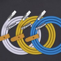 100W Fast Charging Cable 1M 1.5M 2M Type-C To C PD Type C Cable Liquid Silicone Versatile Compatibility Type-C Charger Cable
