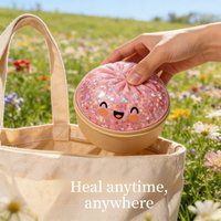 Glitter Dumpling Squishy Toy Simulation Food Soft Slow Rebound Stress Relief Fidget Toy Home Office Decor Creative Gift