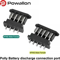 Polly Power Discharge Connector Ebike 4Pin 5Pin Male Female Plug Electric Bicycle Battery Discharge Replacement Parts