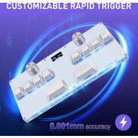 CM51 SayoDevice OSU DJ MAX OUTEMU/Gateron Switches Rapid Trigger Magnetic Switches Keyboard With Knob Screen Copy Paste Shotcut