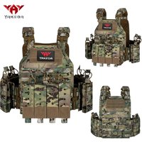 YAKEDA multifunctional quick release hunting vest MOLLE system supports free expansion with multiple device packages