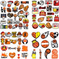 10-28Pcs Basketball Series Shoe Charms PVC Shoe Decoration Accessories Buckle DIY Clog Sandal Wristband Kids Party X-mas Gifts