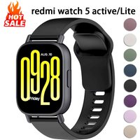 Original Silicone Strap For xiaomi Redmi watch 5 Active Sport Strap accesorios watch straps bracelet Redmi watch 5 Lite band