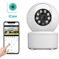 ICSEE App 2MP WIFI Smart Camera Security Protection Baby Monitor Full Color Night Vision Ai Human Tracking Two-Way Audio ICSEE